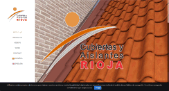 Desktop Screenshot of cubiertasrioja.com